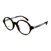 CHANEL Oval Eyeglass Frames Women's Brown