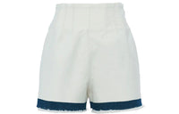 PRADA SS22 Denim Shorts Women's White
