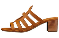HERMES Celena Slide Slippers Women's Beige Dora