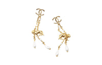 CHANEL Earrings Women's Gold