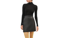 HERMES Casual Short Skirts Women's Black