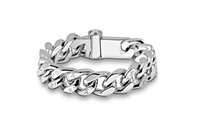 LOUIS VUITTON Chain Links Bracelet Engraved Monogram