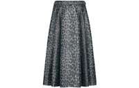 DIOR Casual Long Skirt Women's Blue Gray