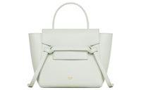 CELINE Grain Calfskin Catfish Bag, Shoulder Bag, Crossbody Bag Women's White