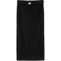 MIU MIU Casual Long Skirt Women's Black
