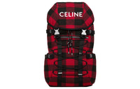 CELINE Fabric Backpack Men's Red/Black