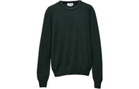 HERMES Cashmere Sweaters Men Dark Green