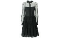 DIOR Long-Sleeved Dresses Women's Black