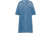PRADA Short-Sleeved Dresses Women's Blue