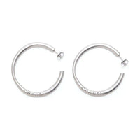 CHANEL Pre-Owned 2000 Logo-engraved Hoop Earrings