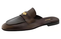 MIU MIU Closed Toe Slippers Women's Tan