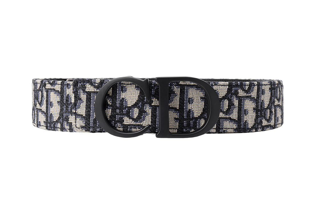 DIOR 0blique Homme Logo Buckle Belt