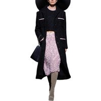 CHANEL 24 Fall And Winter Casual Long Skirts Women's Pink
