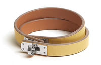 HERMES Kelly Bangles Women's Yellow