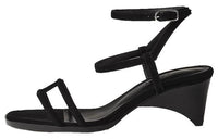 HERMES Strap Sandals Women's Black