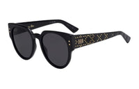 DIOR Polyethylene Oval Sunglasses Women's Black