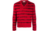 SAINT LAURENT Brushed Knit Striped Jumper