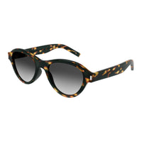 SAINT LAURENT Acetate Oval Sunglasses Unisex Tortoiseshell