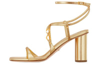 DIOR C'est Dior Strap Sandals 8cm Women's Gold