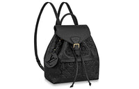 LOUIS VUITTON Backpack Montsouris Monogram Empreinte Black