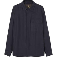 Loro Piana Carlo FW24 Shirt Men's Royal Blue Night