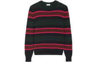 SAINT LAURENT Striped Long-Sleeved Jumper