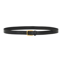 SAINT LAURENT Minimal Logo Engraved Belt