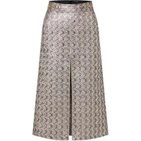 LOUIS VUITTON Casual Long Skirts Women's Silver