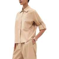 HERMES Shirts Women's Beige
