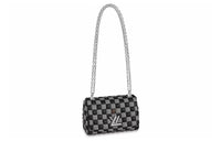 LOUIS VUITTON Twist Damier Quilted Bb Black/White