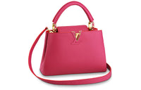 LOUIS VUITTON Capucines Cow Leather Capy Sine Regular Women's