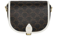 CELINE Cow Leather Messenger Bag, Handbag, Shoulder Bag Women's