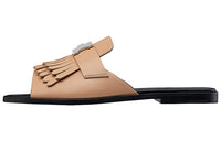 HERMES Auteuil Fashion Slippers Women's Brown