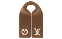LOUIS VUITTON Mink Fur Knit Scarves Women's