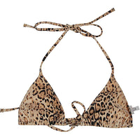 CELINE Triomphe Leopard Print Triangle Top