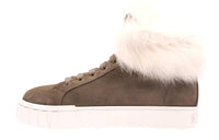 MIU MIU High-Top Stylish Skateboarding Shoes Women's Brown