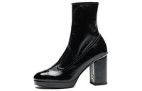 CHANEL Ankle Boots Women's Black
