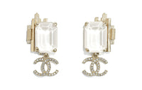CHANEL Earrings Women's White