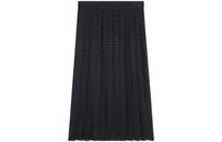 CELINE FW22 Casual Long Skirt Women's Black