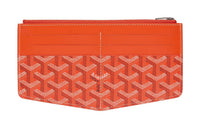 GOYARD Insert Louise Canvas With Leather Wallet Unisex Orange