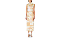 HERMES Casual Long Skirts Women's Light Yellow