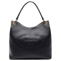 PRADA Leather Handbag, Shoulder Bag Women's Black
