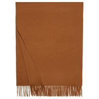 Loro Piana Camel Horse Hair Knit Scarves Men's Deep Camel