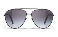 CHANEL Irregular Shape Sunglasses Unisex