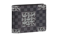LOUIS VUITTON Damier Graphite Wallet Unisex Black