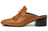 HERMES High Heels Women's Brown