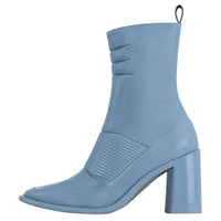 LOUIS VUITTON Berlin Ankle Boots 8cm Women's Blue