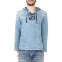 SAINT LAURENT Sweatshirt Men's Light Blue