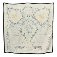 HERMES Silk Silk Scarves Women's White