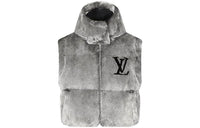 LOUIS VUITTON Reversible Sleeveless Mink Jacket